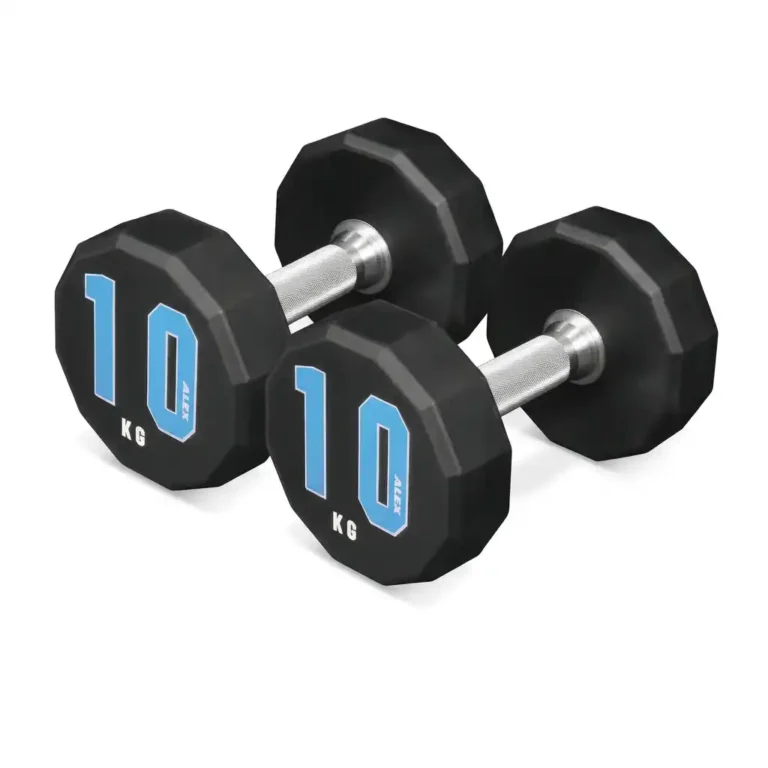 Dodecagon Cpu Coated Dumbbell