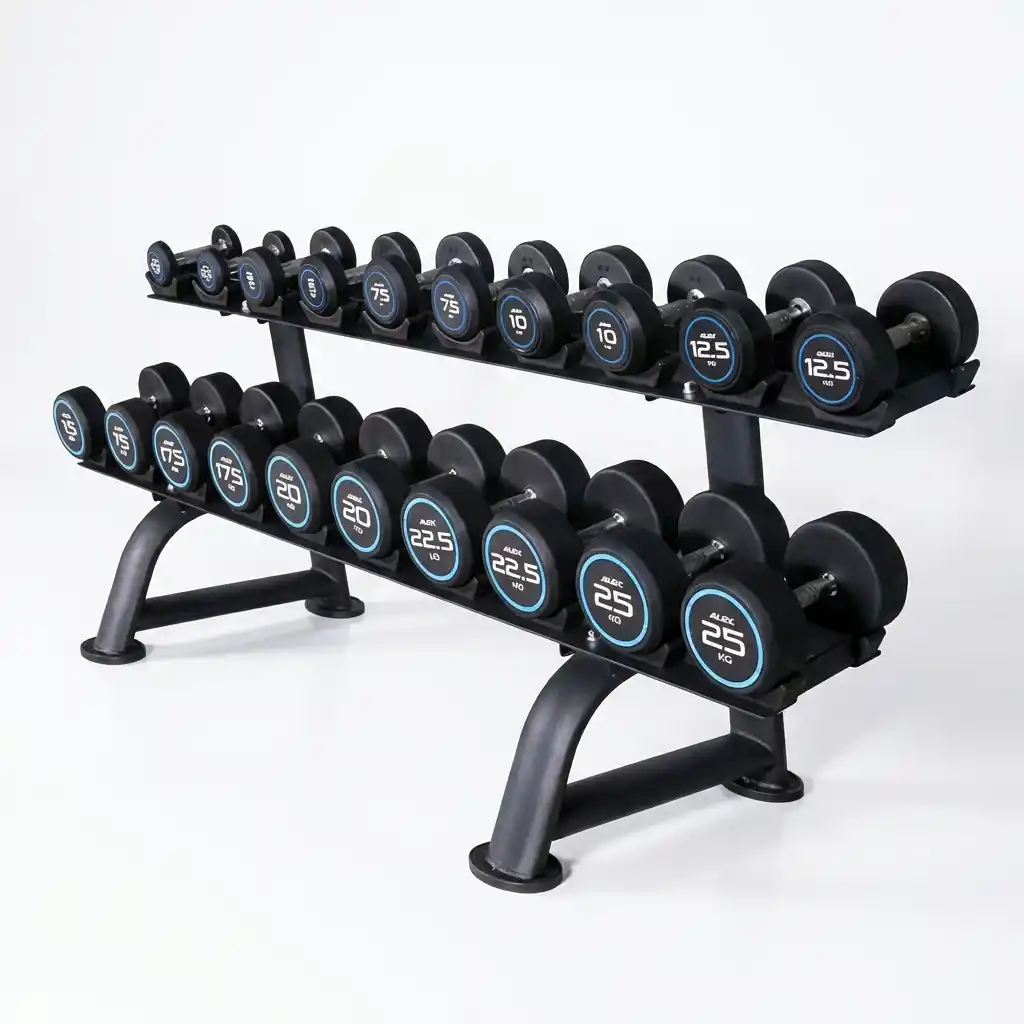 10 Pairs Dumbbell Rack