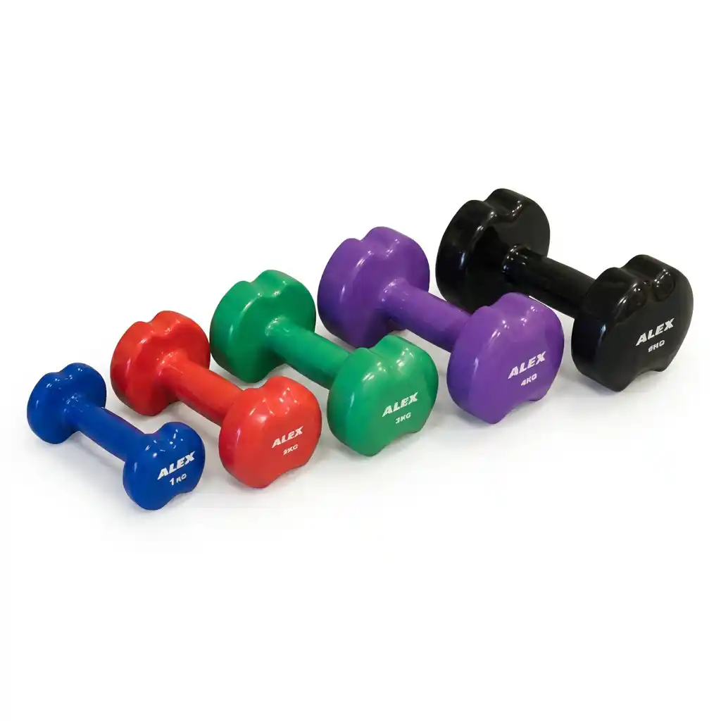 Apple Shape Vinyl Dumbbell-S3
